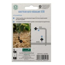 Discount BOTANIC® 10 goutteurs auto-régulants 4L/h - Arrosage goutte à goutte
