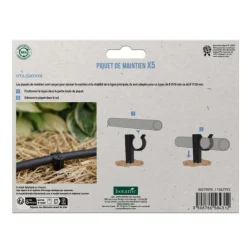 Discount BOTANIC® 10 piquets de maintien 16 mm - Arrosage en goutte à goutte