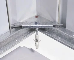 Outlet TRIGANO JARDIN Abri de jardin métal, sans plancher, anthracite - Yardmaster - 5.11m²