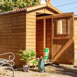 HABRITA Abri en bois massif THE 190 x 187 x 204 cm livré