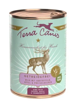 Discount TERRA CANIS Aliment complet pour chien sans céréales gibier – 400 g