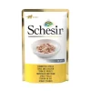 Outlet SCHESIR Aliment humide pour chat thon avec filets de poulet sachet en gelée - 85 g