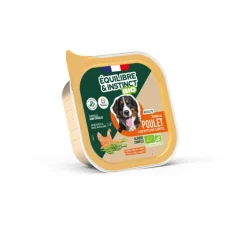 Sale EQUILIBRE & INSTINCT Aliment humide pour chien poulet petits pois carottes bio Équilibre & Instinct - 150 g