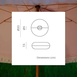 Outlet NEWGARDEN Ampoule pour éclairage parasol Lima coloris blanc chaud - 20 cm