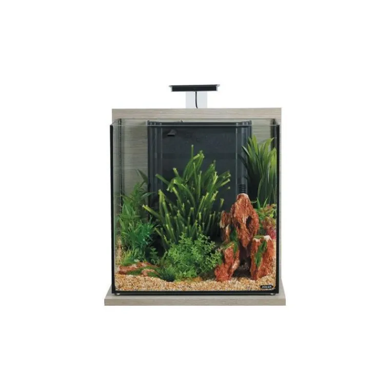 Hot ZOLUX Aquarium Idro 40 coloris zebrano gris - L 43 x p 30 x h 51,5 cm
