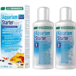 BLUE CORAL Aquarium Starter Rapid, démarrage rapide, DENNERLE - 2x 100ml