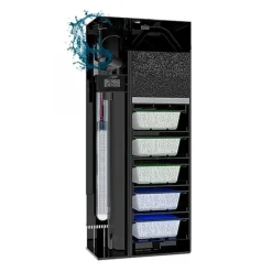 Sale CIANO Aquarium tout équipé noir, 108L, Emotions Pro 60 - compact et élégant
