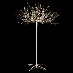 Clearance FESTILIGHT Arbre de lumière cuivre mat 300 LED blanc chaud - 1,85 m