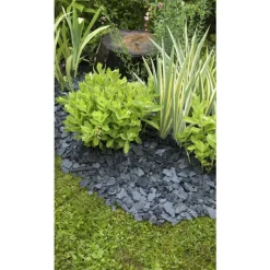 Online BOTANIC® Ardoise noire pour jardin de calibre 30 à 70 mm en sac de 20 L