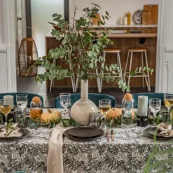 Clearance Assiette à dessert en grès réactif coloris noir Onyx – Ø 21 cm