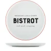 New Assiette plate Bistrot coloris blanc en porcelaine - 27,3 cm