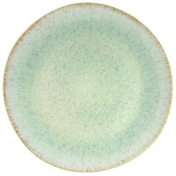 Clearance AMEFA Assiette plate en grès réactif vert Aspen - Ø 28 cm