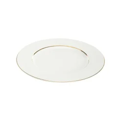 Discount BASTIDE Assiette plate en porcelaine blanche Victoria - Ø 27 cm