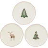 Outlet EDELMAN Assiette plate Fran coloris blanc en grès - Ø 27 cm