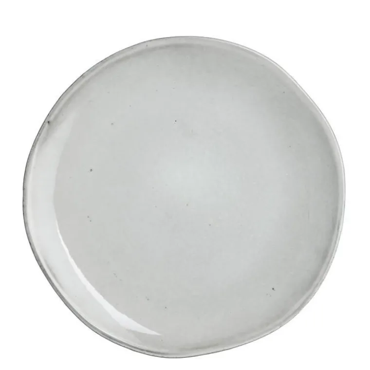 EDELMAN Assiette plate Tabo coloris gris en grès - Ø 26,5 cm