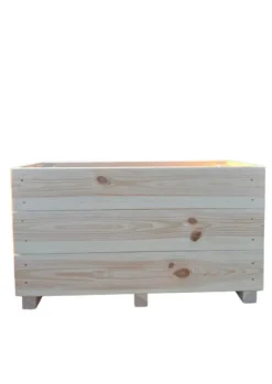 Hot ROBIN Bac en bois naturel non huilé - 70 x 34 x 40,5 cm