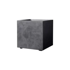 Discount DEROMA Bac Millenium carré gris anthracite 80 litres 49x49 cm