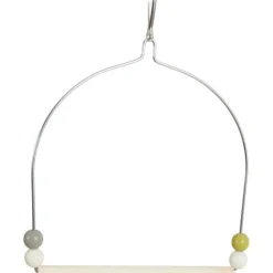 Online ZOLUX Balançoire pour les oiseaux exotiques en bois avec un cadre en fer coloris multicolore – 15,5 x 1 x 19,5 cm