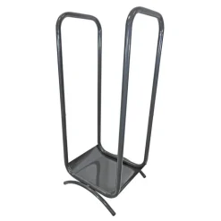 Discount DEVAUX Bûcher d'intérieur noir en acier 40 x 38 x 95 cm