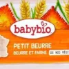 BABY BIO Biscuits petit beurre - 120 g