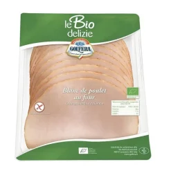 Sale BIODELIZIE DI GOLFERA Blanc de poulet tranché - 80 gr