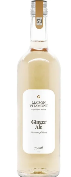 Hot VITAMONT Boisson ginger ale bio – 75 cl