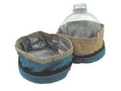 Clearance BUBIMEX Bols doubles de voyage avec gourde pour chien coloris multicolore - 500 ml