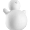 Best LEONARDO Bonhomme de neige en céramique blanche Pablito - Ø 4,6 x H 6 cm