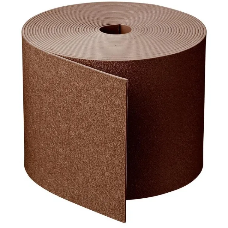 Best NATURE Bordure de jardin Synthétique PE Taupe 10 m x 15 cm