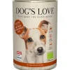 Hot DOG'S LOVE Boîte bio au bœuf pour chien, 400 g