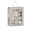 Hot EDELMAN Boîte de 26 boules de Noël en verre blanc - Ø 7 cm