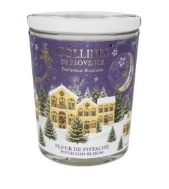 Outlet COLLINES DE PROVENCE Bougie parfumée cire végétale Fleur de pistache - 180 g