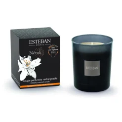 Hot ESTEBAN PARIS Bougie parfumée rechargeable Initiale Néroli Esteban - 180 g