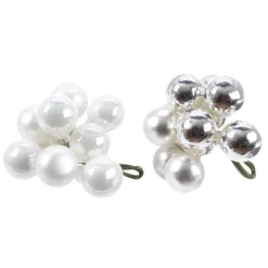 Online Boules en verre sur pique - 2 coloris au choix