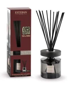 Sale ESTEBAN PARIS Bouquet parfumé et recharge Esteban Ellipse marron parfum Teck et Tonka - 200 ml