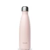 QWETCH Bouteille isotherme en inox Pastel rose 500 ml