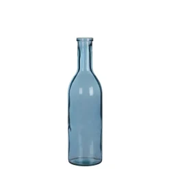 New Bouteille Rioja coloris bleu en verre recyclé - Ø 15 cm
