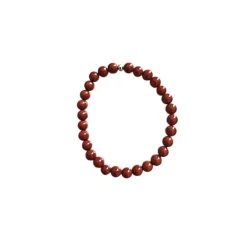 New CRISTAL THERAPIE&NBSP; Bracelet jaspe rouge 6mm
