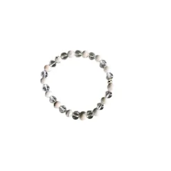 Online CRISTAL THERAPIE&NBSP; Bracelet mix howlite et cristal de roche 8mm