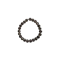 Sale CRISTAL THERAPIE&NBSP; Bracelet quartz fumé marron 4mm