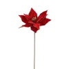 Best EDELMAN Branche artificielle de poinsettia rouge - H 65 cm
