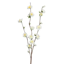 Hot ART FLORAL Branche de cerisier en fleur crème artificielle - 62 cm