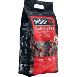 WEBER Briquettes de charbon de bois - 4 kg