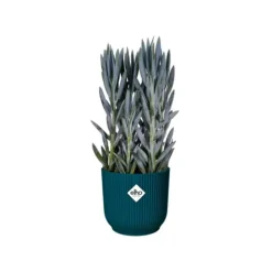 Outlet ELHO Cache-pot Vibes fold bleu foncé - Ø 16 cm