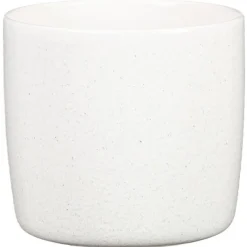Discount DEROMA Cache-pot en céramique blanc Scheurich 900 Perla - Ø 15 cm