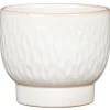 New DEROMA Cache-pot en céramique blanc Scheurich 931 Opale - Ø 15 cm