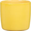 Online DEROMA Cache-pot en céramique jaune Scheurich 900 Solare - Ø 18 cm