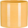 DEROMA Cache-pot en céramique jaune Scheurich 828 Zabaione - Ø 12 cm