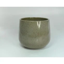 Best Cache-pot en céramique noisette Collect Naturel Glace - Ø 14/15,5 x H 13 cm