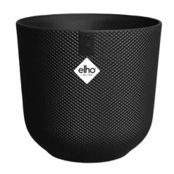 Outlet ELHO Cache-pot en plastique living noir Jazz - Ø 26 cm